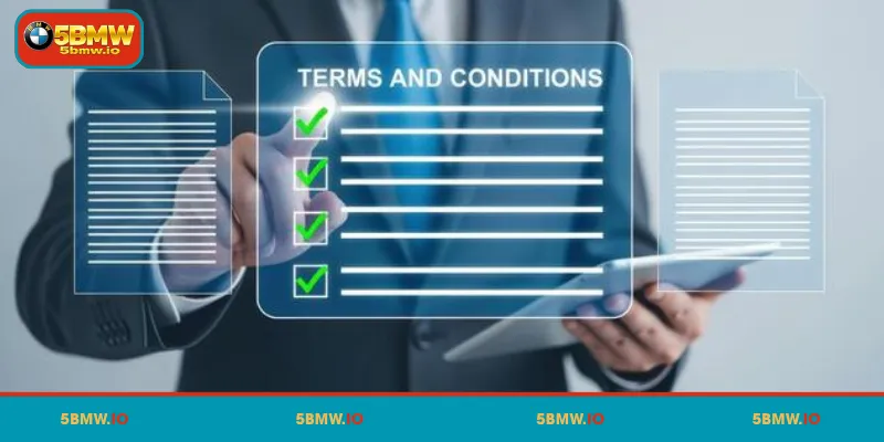 Key regulations regarding 5BMW’s terms and conditions